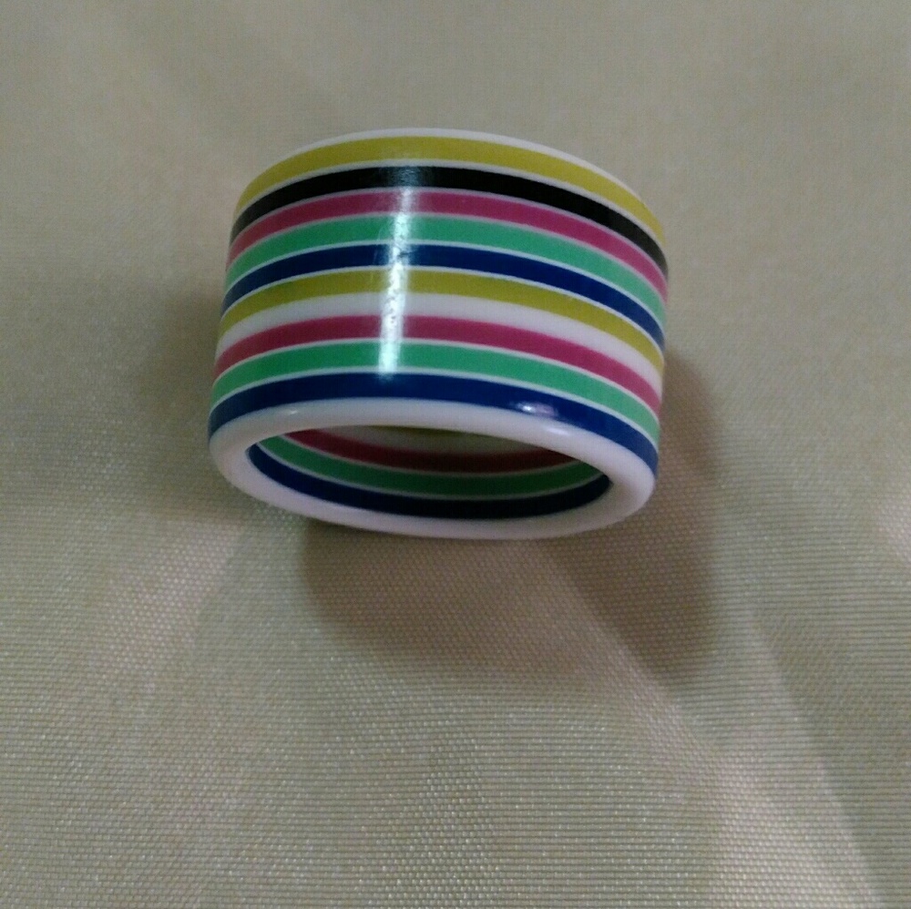 SOLDunsigned Lea Stein band  ring sz 7ish